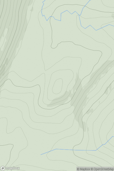 Thumbnail image for Cruach nan Cuilean [Knapdale and Kintyre] [NR827732] showing contour plot for surrounding peak